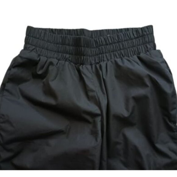 FLIRTITUDE ACTIVE SWEATPANTS ELASTIC WAIST CUFFED LEGS BLACK & Green Size XS - Picture 4 of 6